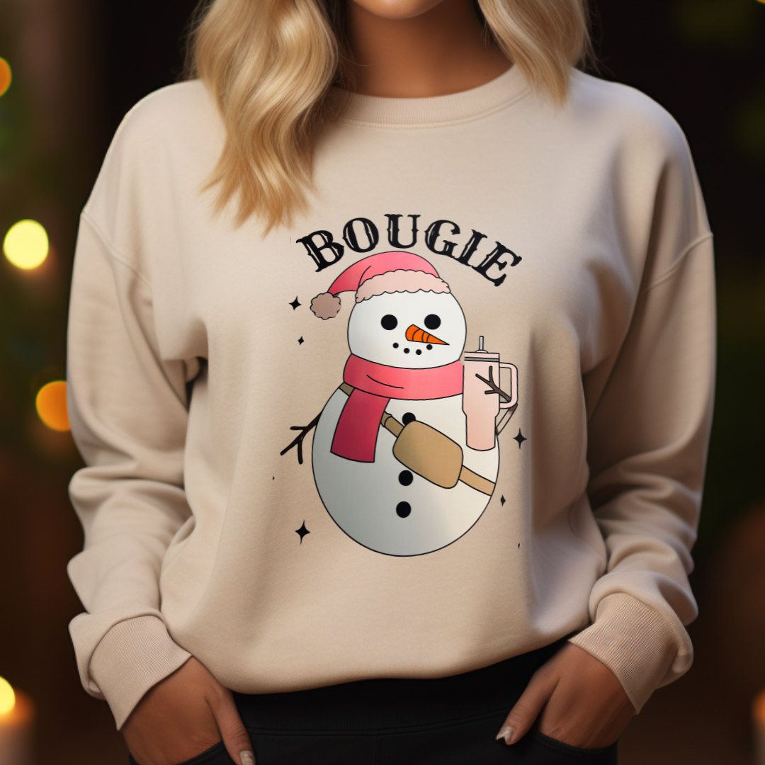 Bougie - Pink Snowman